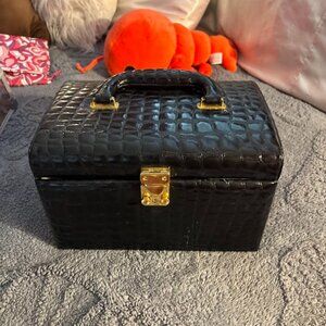 Black Textured Storage Box
